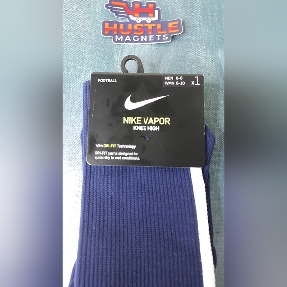 Nike Vapor Knee High Football Socks Sz Medium New - Picture 2 of 4
